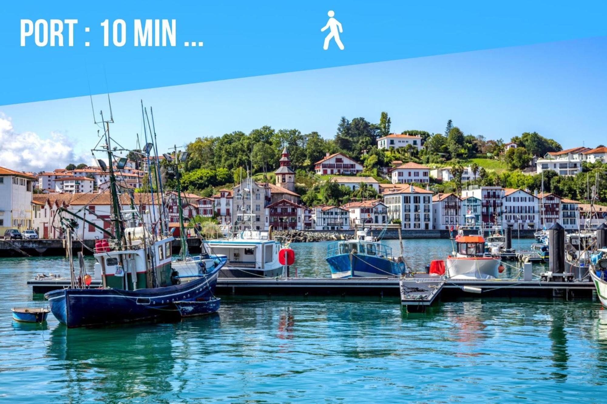 Апартаменти Caporizon-Baillenia-T1 Vue Montagne - Piscine St Jean De Luz Сен-Жан-де-Люз Екстер'єр фото