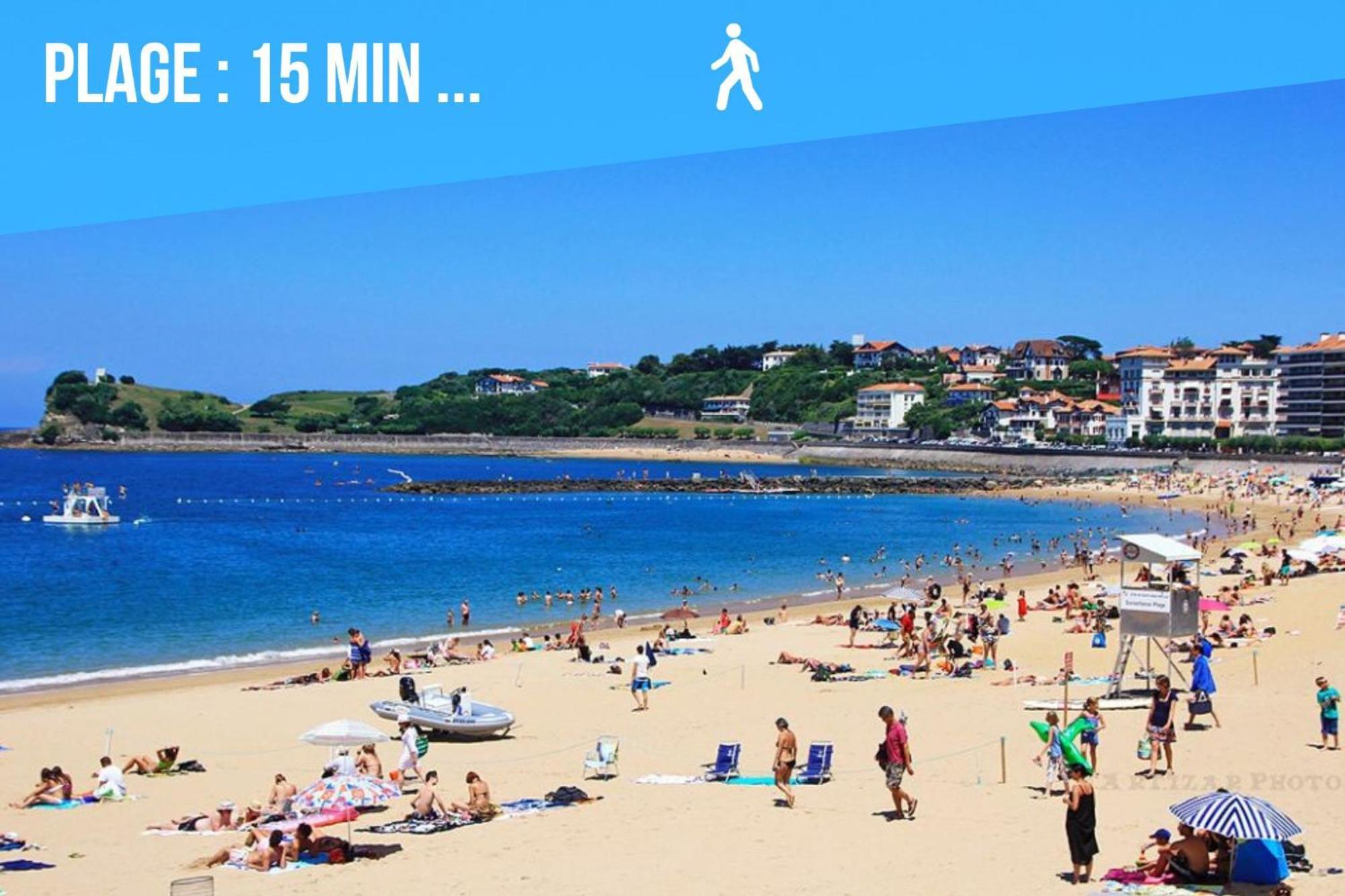 Апартаменти Caporizon-Baillenia-T1 Vue Montagne - Piscine St Jean De Luz Сен-Жан-де-Люз Екстер'єр фото